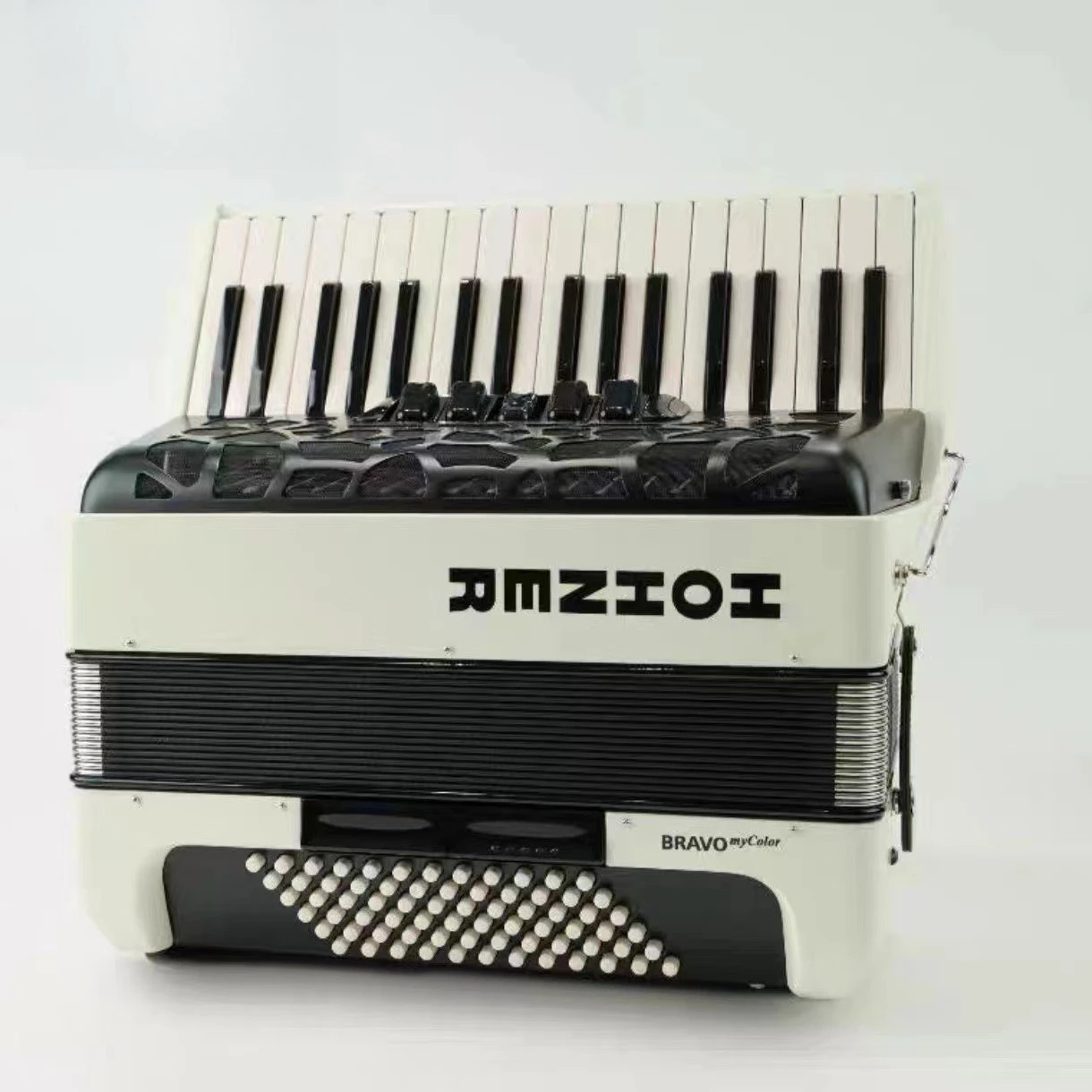 72 bass tricolor multicolor keyboard accordion, traditional bass