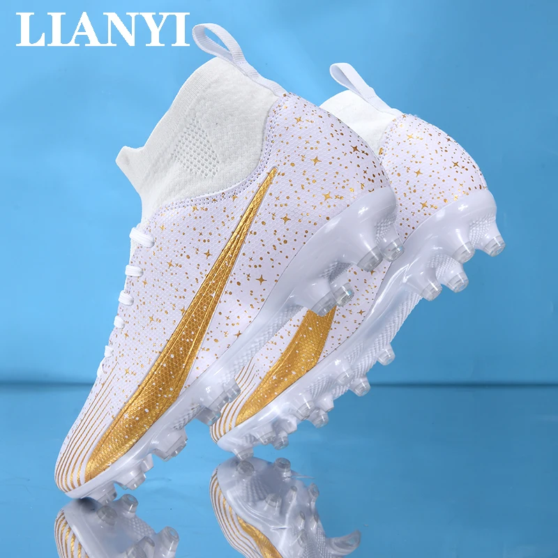 

LIANYI профессиональные мужские футбольные бутсы уличные прочные и удобные тренировочные кроссовки на плоской подошве для взрослых молодежные футбольные бутсы