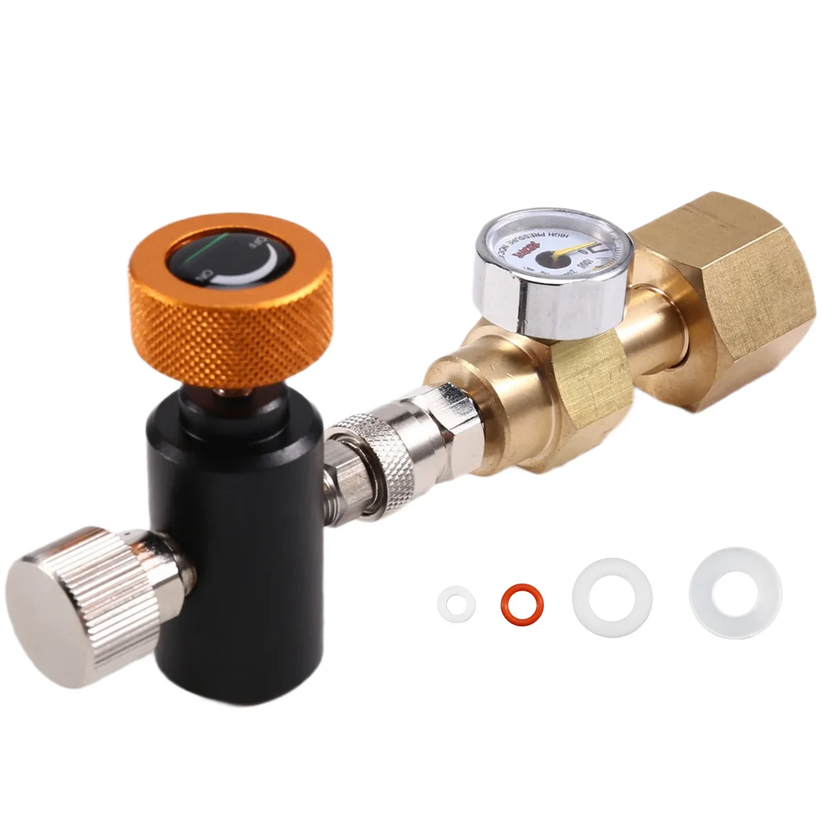 AA98 For Carbonator Cylinder Inflation Joint Inflation Valve Supplement Station Adapter,Adapter Inflation Valve A