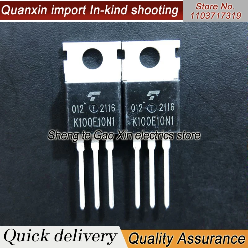 5pcs-10PCS  TK100E10N1 K100E10N1 MOS field effect tube N channel 100V100A TO-220 original