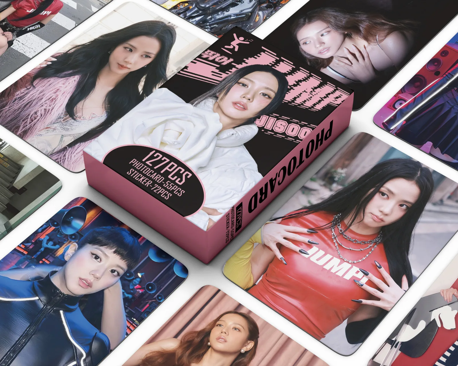 127 Korean Entertainment Girl Group Album Cards, Star Photo Cards, Stickers, LOMO Cards, Fan Collection Cards, Gift view 5