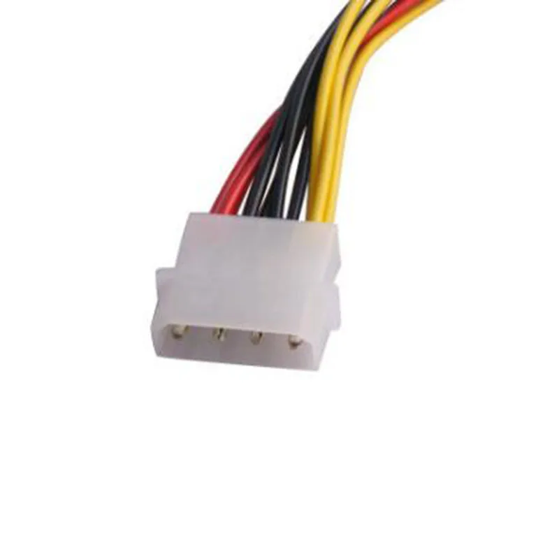 SATA 어댑터 케이블, 하드 드라이브 전원 공급 장치 케이블, IDE 4 핀 수-3 포트 SATA 암 스플리터, 20cm