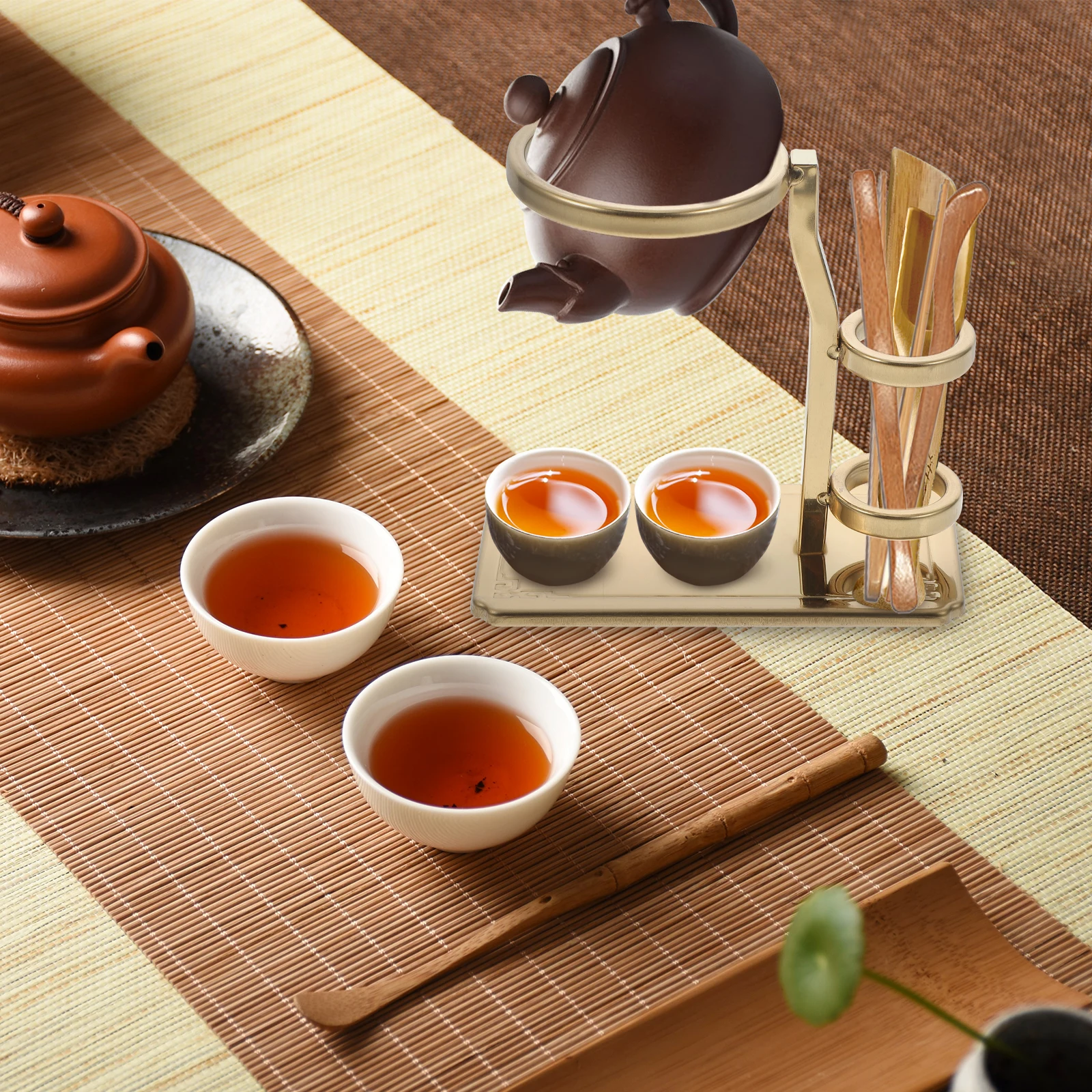

Tea Strainer Bracket St Filter Coffee Pot Tool Stainless Steel Teapot Decor Tea Filter Bag Shelf Kitchen Bar Accessories