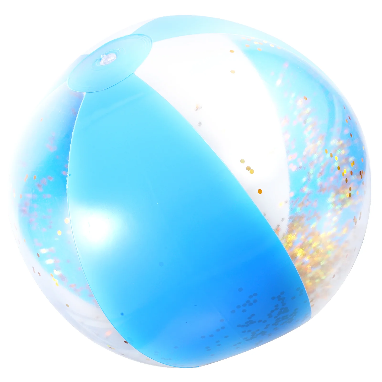 

3 Pcs Water Volleyball Pool Inflatable Glitter Beach Balls Flash Pvc Portable Party