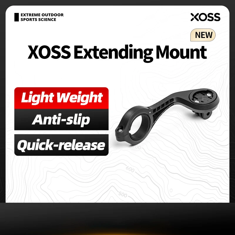 XOSS 자전거 핸들 바 확장 브래킷 헤드 라이트 마운트 컴퓨터 홀더 랜턴 램프 지원 랙 섬유 스탠드