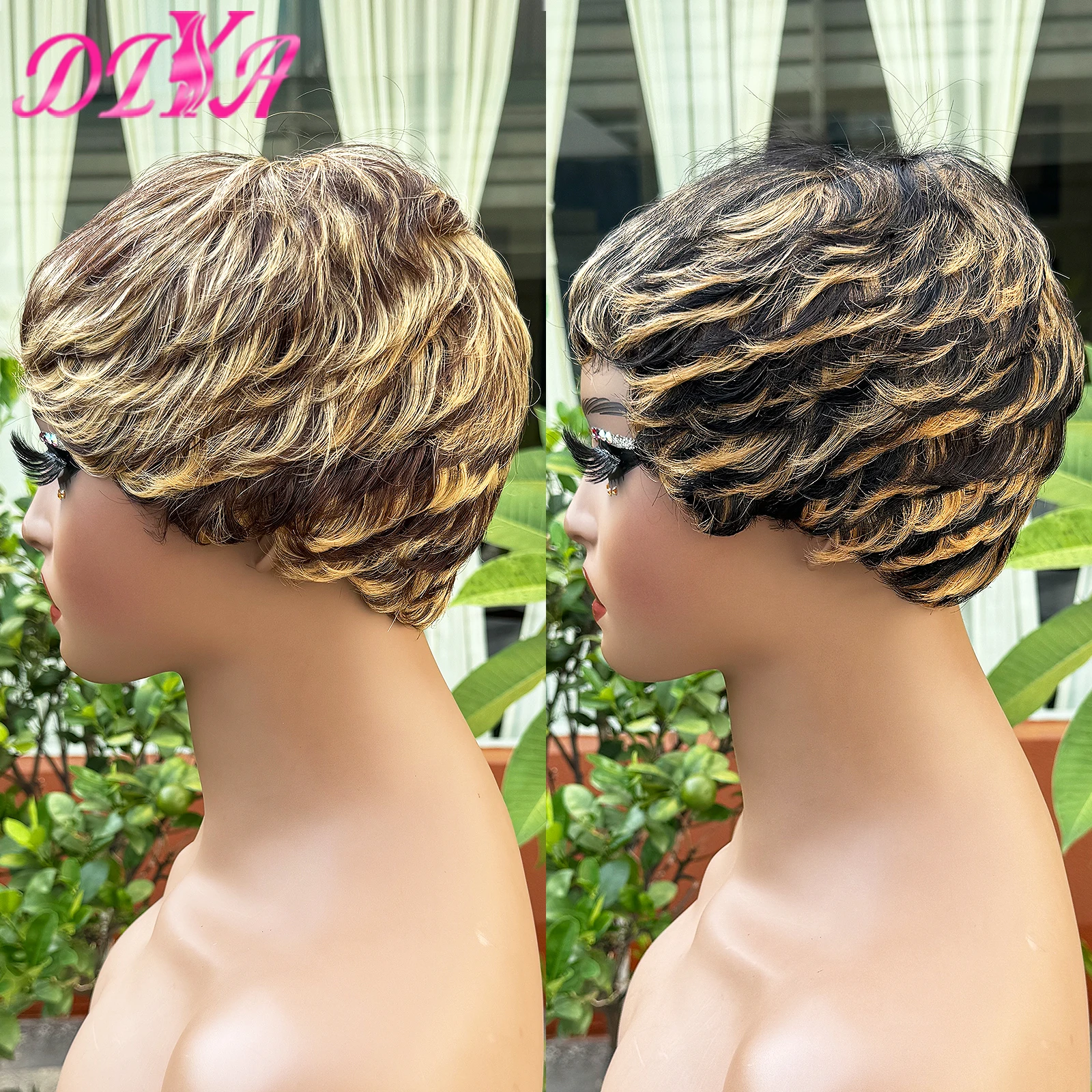 

Полностью машинное производство, прямые парики из натуральных волос с стрижкой пикси, африканские короткие боб, бразильские парики из волос Remy для чернокожих женщин, оптовая продажа