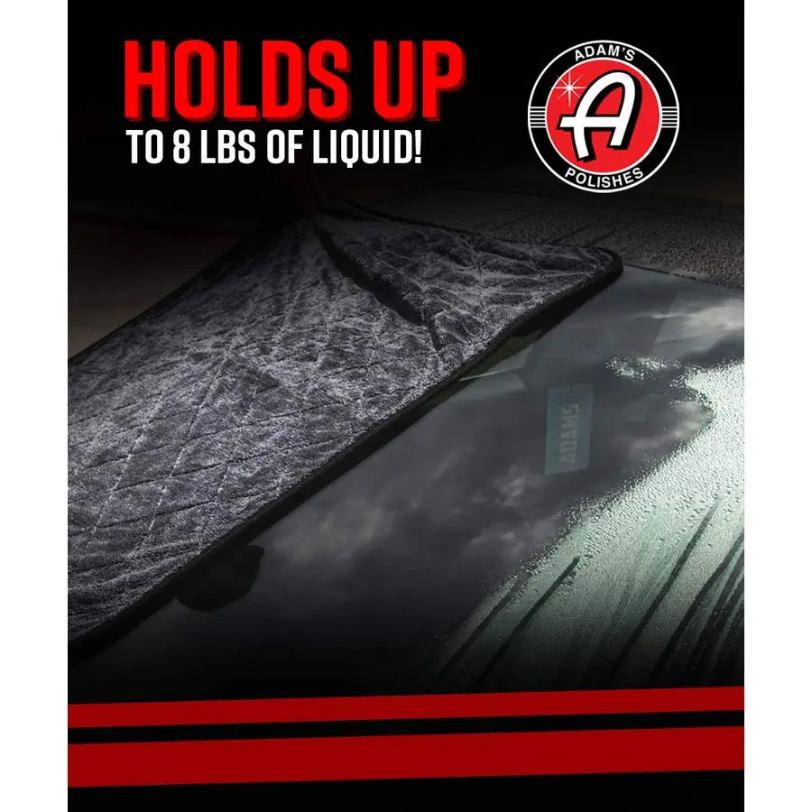 Toalha de secagem de pelúcia Jumbo Polishes 33 x 29 polegadas 1500 GSM microfibra absorvente 1 pacote, branco