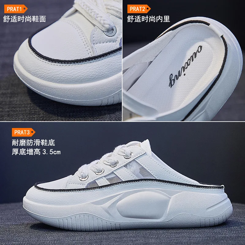 New Summer Women And Girls Shoes Fashion How-Cuts Breathable Female Sneakers Size 35-40