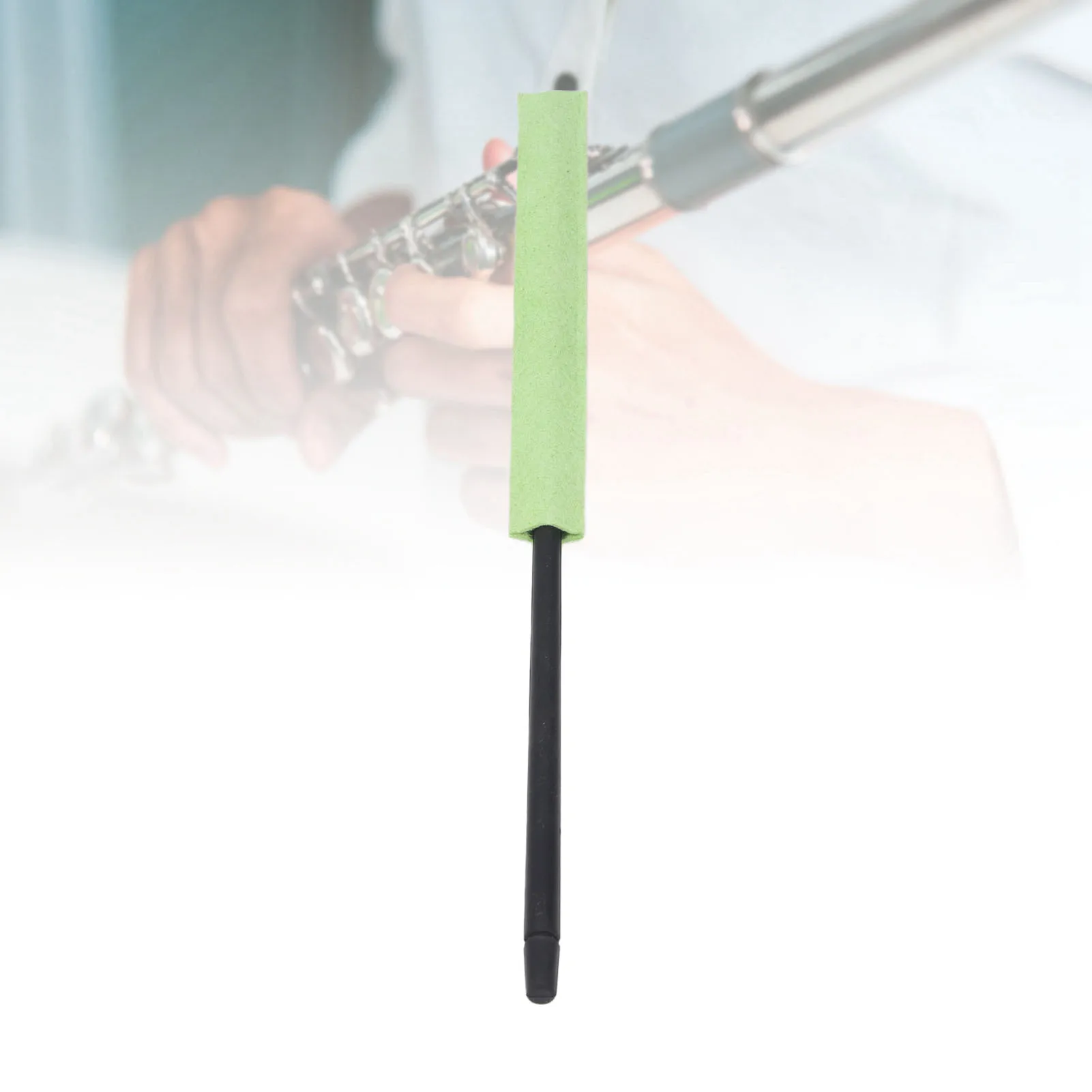 عصا تنظيف الفلوت لصيانة الفلوت ABS وعصا صيانة السيليكون عصا العناية المحمولة للمزامير الموسيقية والبيكولوس