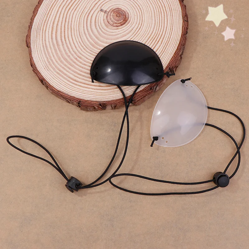 

Translucent Black Single Eye Covering for Children, Strabismus and Amblyopia Support Monocular Goggle Patch