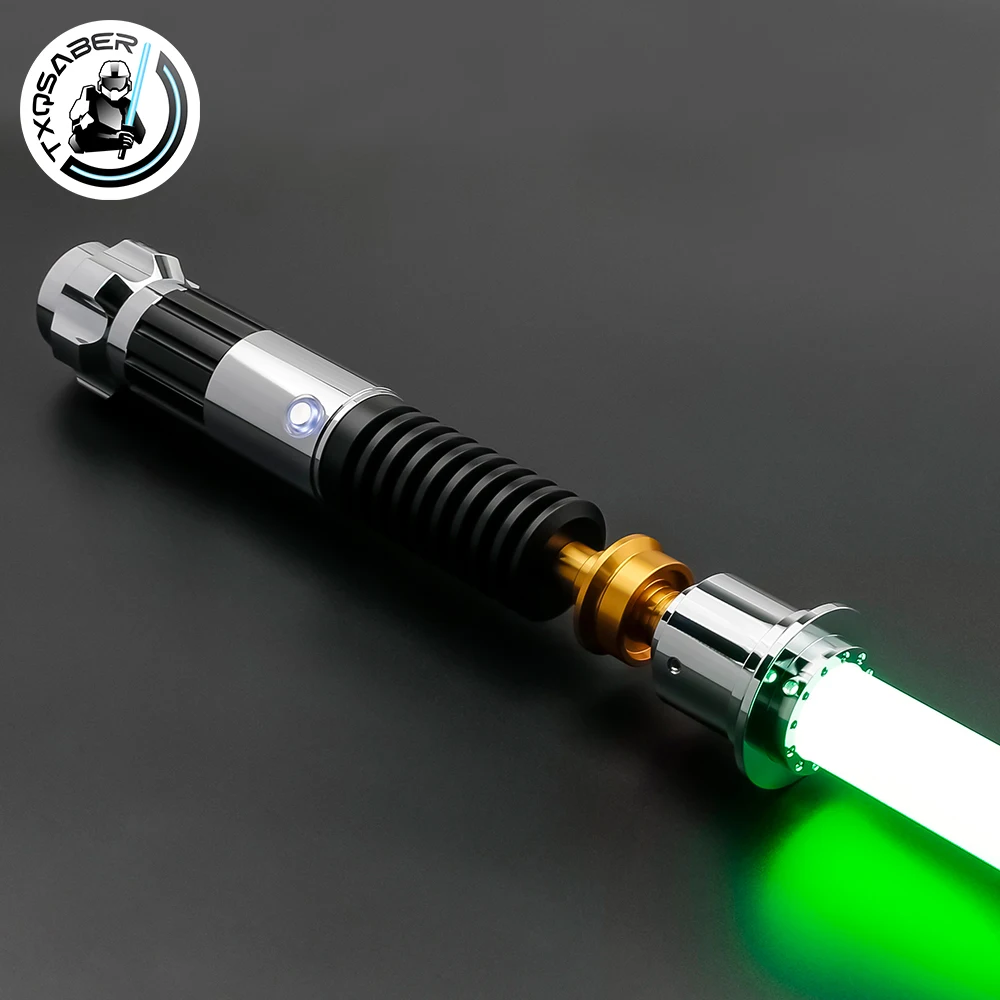 TXQSABER-sable de luz Obiwan Kenobi Neo Pixel SNV4 Proffie, Control por aplicación de oscilación suave, empuñadura de Metal, réplica de sable láser,