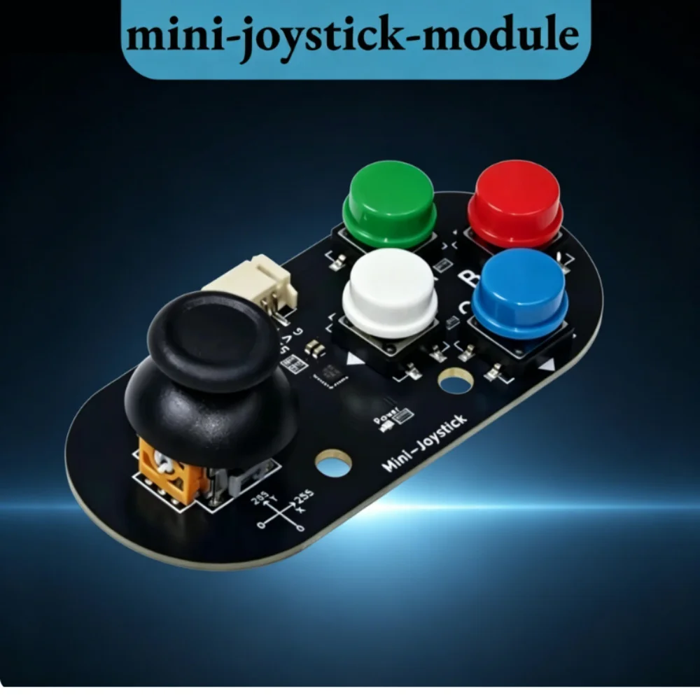 for Arduino/Raspberry Pi Mini I2C Joystick Gamepad Module, I2C Address 0x5A，X/Y Dual-Axis Control, PH2.0 Interface