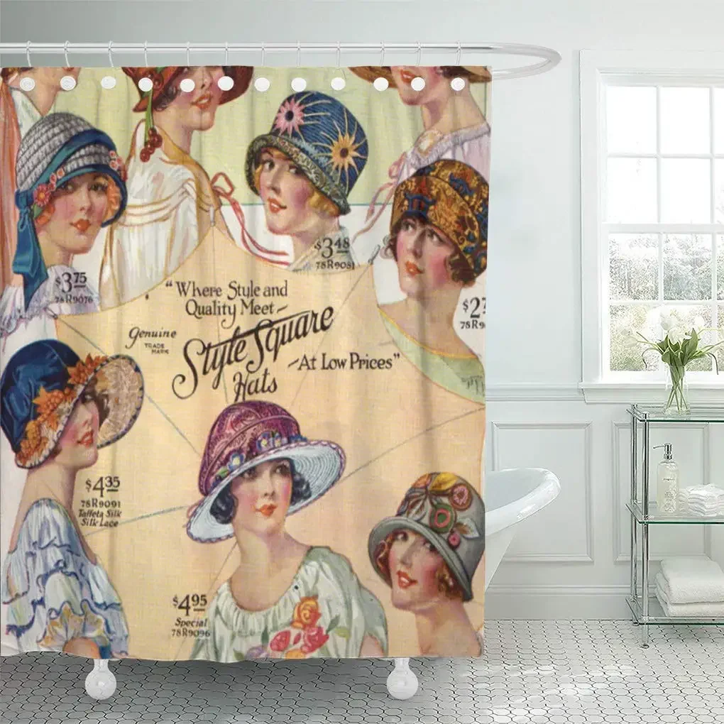 1920S Ladies Hat Fashions Women Special Mail Vintage Home Decor