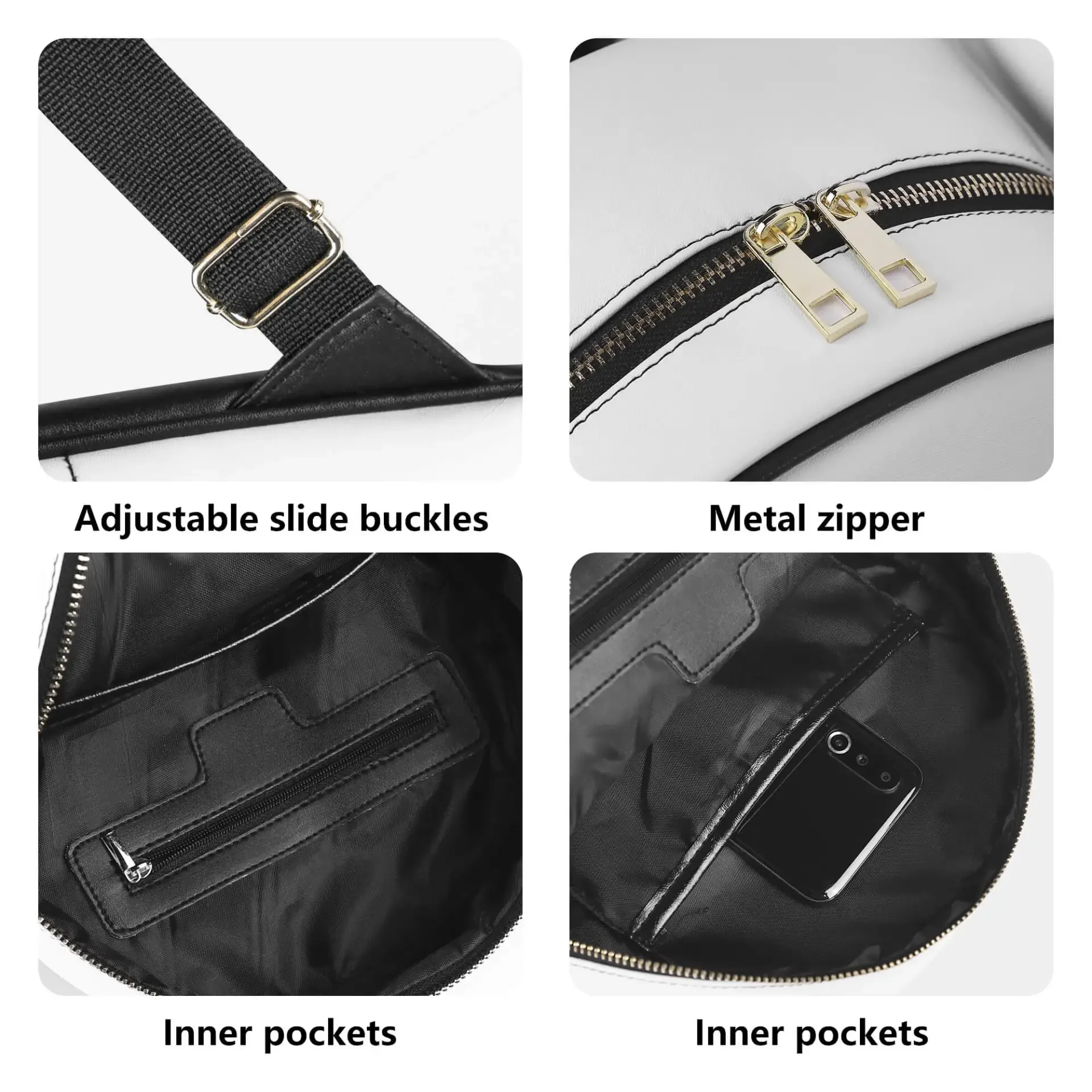 Custom  Pu Handbag Large Capacity Crossbody Bag Custom Photo Pattern Logo Travel And Commuting Single Shoulder Bag
