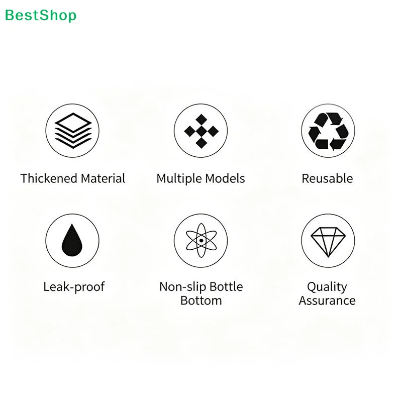 Picture 6: ☭5ml-500ml Plastic Bottle Aluminum Cap Transparent Empty Bottle Lotion Sample Cosmetic Dispensing Bottles For Travel