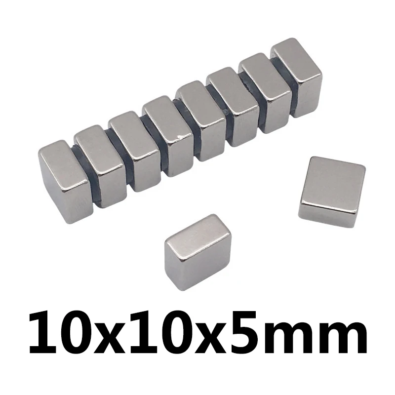 10x10x5 Ferrite Square Imas Magnetic Ement N35 magneti per frigorifero sfere magnetiche per saldatura Super resistenti magnete in gallio per auto