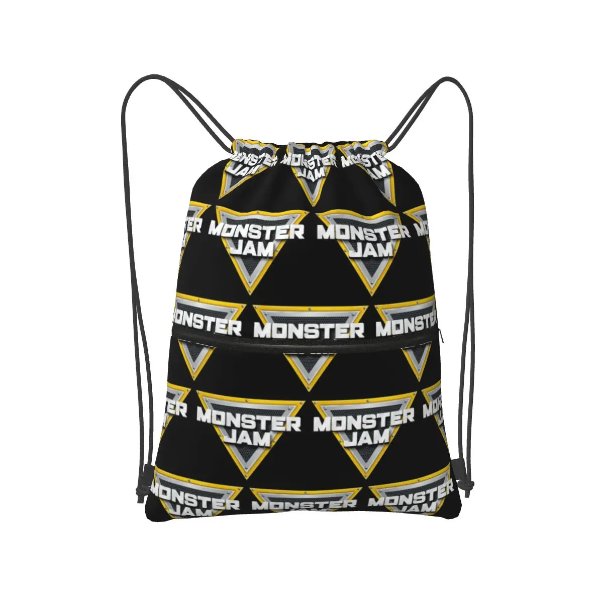 

Classic Monster Jam Truck Pattern Backpacks Multi-function Drawstring Bags Sundries Bag Book Bags for Travel School