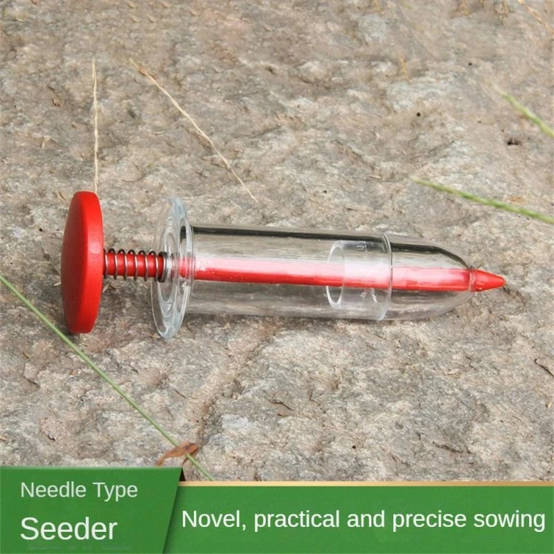 1Pcs Syringe Seeder Mini Seed Sowing Dispenser Garden Precision Seeding Fertilizing Planter Manual Sower Flower Gardening Tool