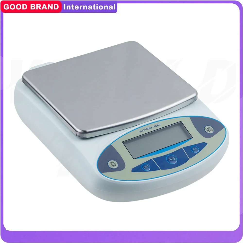 

5000g 0.01g Digital Electronic Balance Lab Jewelry Scale High Precision Industrial Kitchen Weighing Balance Scale