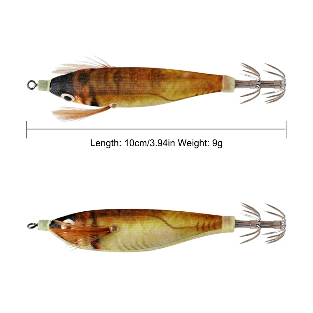 1 قطعة مضيئة الصيد الطعم إغراء هوك أدوات صيد السمك محاكاة خطاف الحبار خطاف صيد على شكل سمكة الطعوم مضيئة خطاف صيد على شكل سمكة