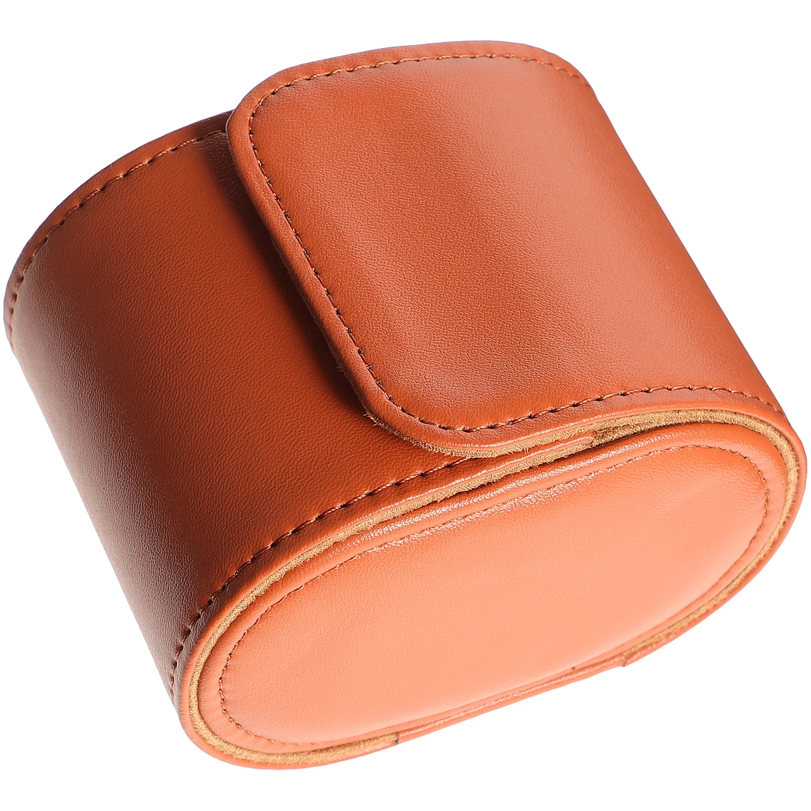 

Travel Watch Bag Single Holder Storage Box Case Coffee Metal for Watches Men Man