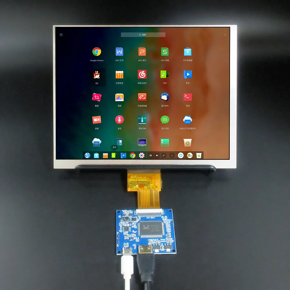 

8-дюймовый комплект ЖК-панели IPS 4:3 с драйвером Mini-HDMI, 1024x768, для ПК/Raspberry Pi/портативного монитора DIY