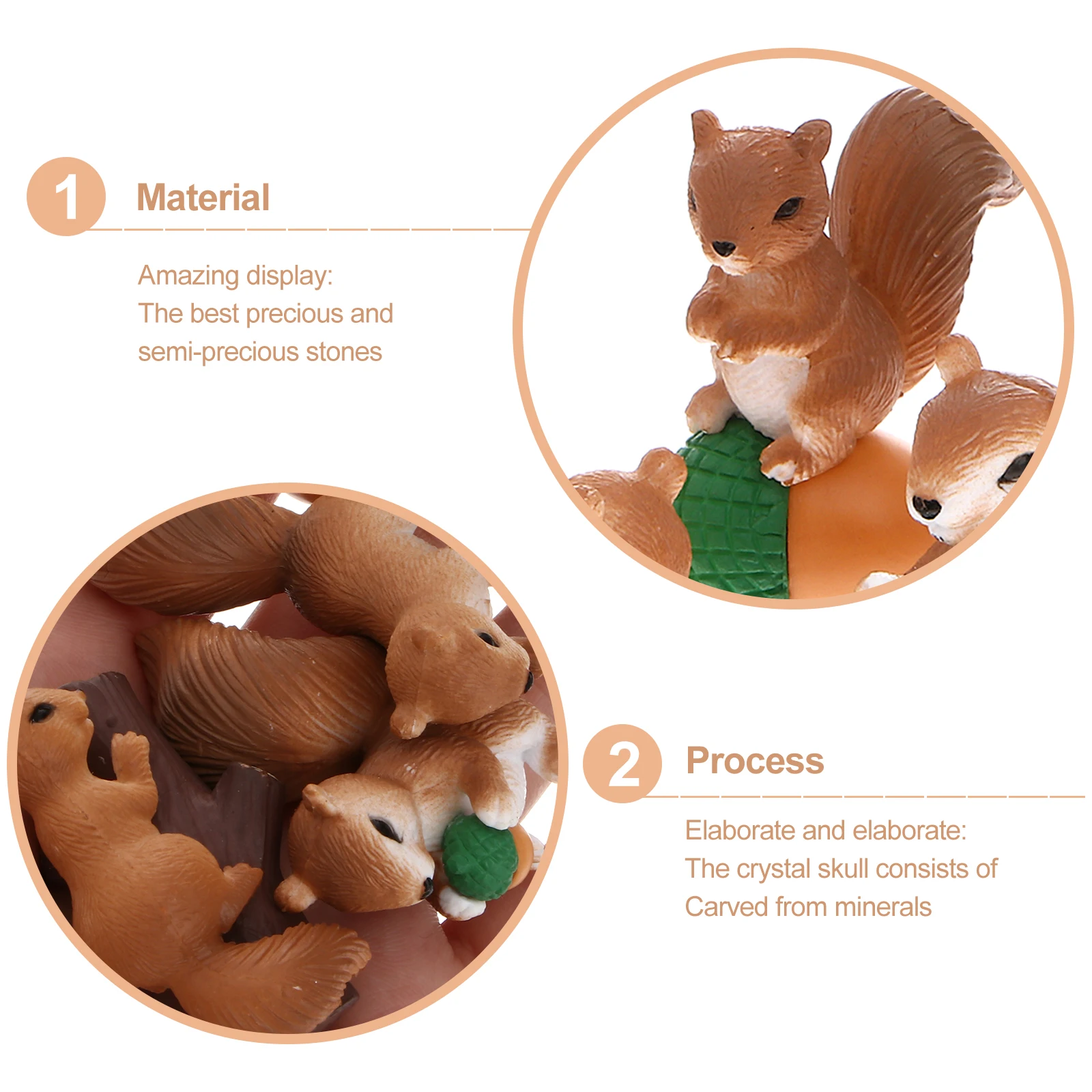 

4pcs Fox Shaped Key Chains Adorable Keyring Women Bag Hanging Pendant Fashion Decoration Bright Large Easy Find Accessories