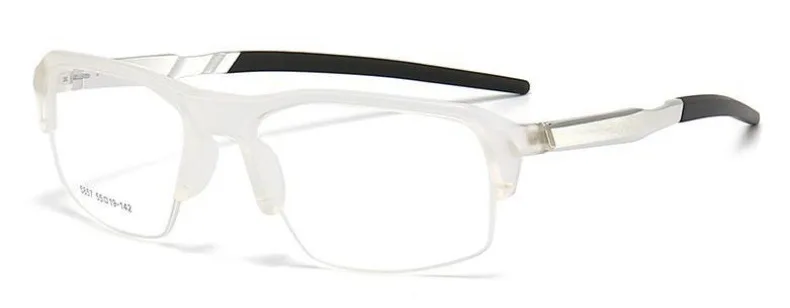 YIMARUILI Sportbrillengestell für Herren und Damen, Aluminium, TR90, Halbrahmen-Brille, Federbeine, optische verschreibungspflichtige Brillen 5857 – Detail 18