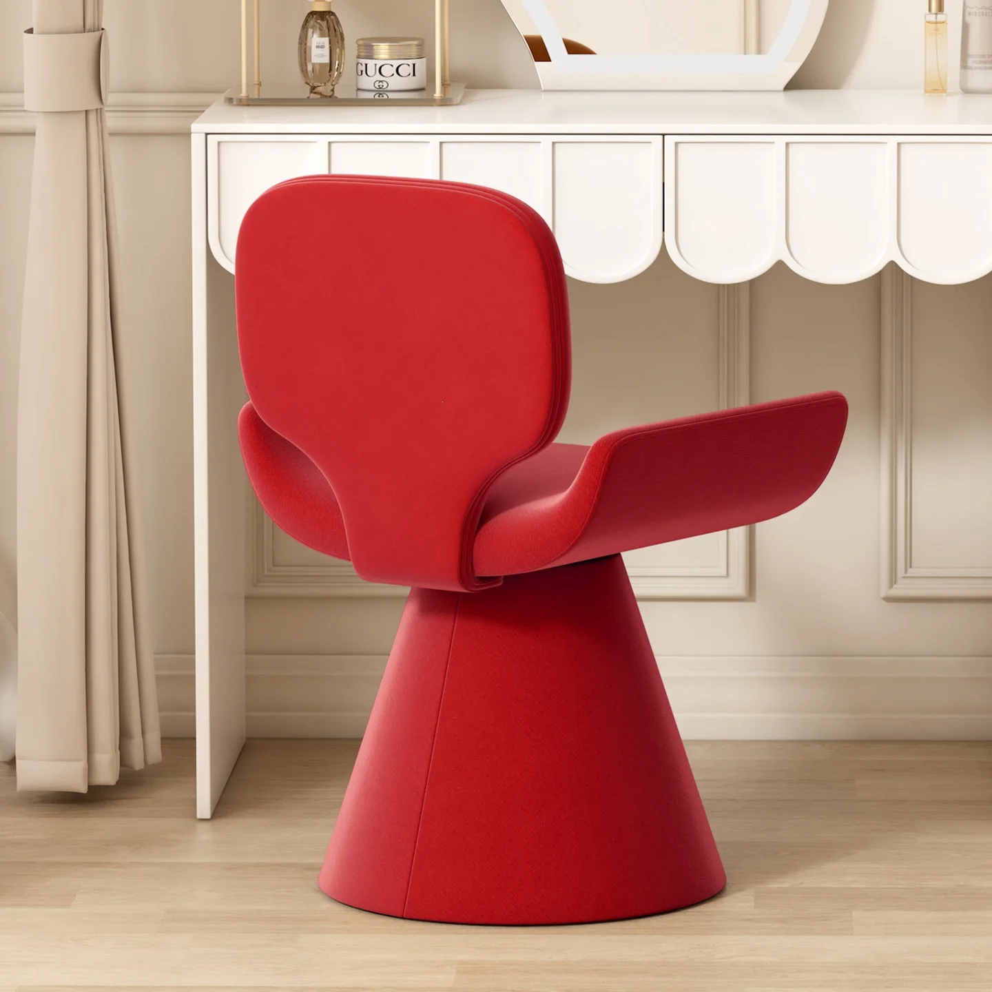 Stool girls bedroom sedentary comfortable chair light luxury high-end chair