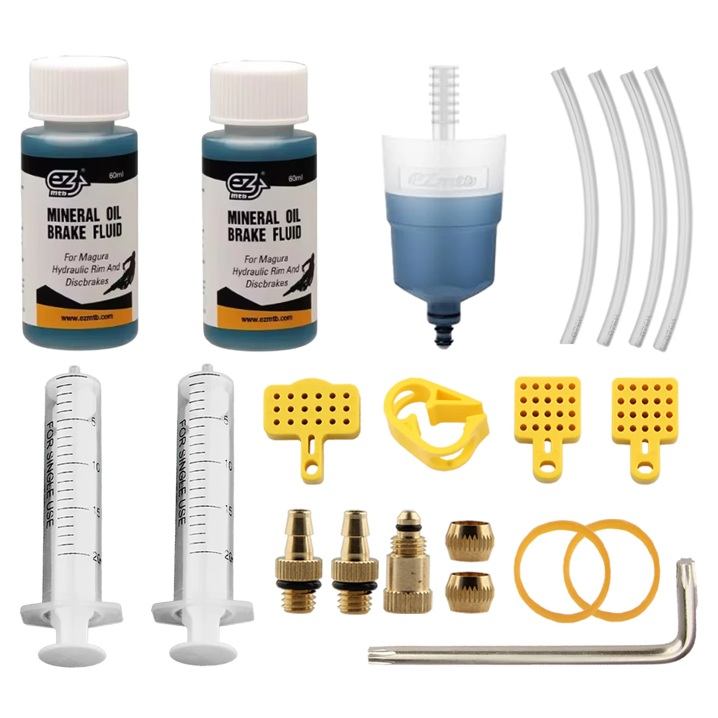 AliExpress Goodtaste Ezmtb Disc Brake Oil Change and Bleeding Tool 120ml Mineral Oil Accessory Set Mountain Road Bike Hydraulic Brake Metal Adapter