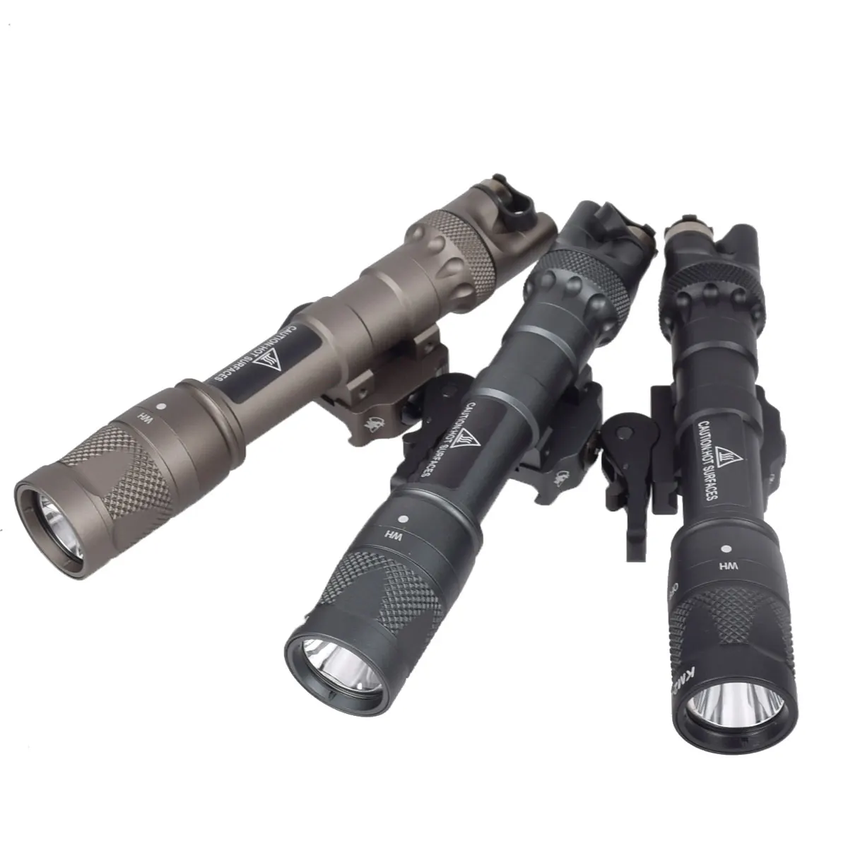 Imagem -02 - Infravermelho Led Surefir Scout Luz Tocha Tática Lanterna ir qd Mount Caça Picatinny Rail Rifle Hk416 Ar15 Ak47 M622v M323v