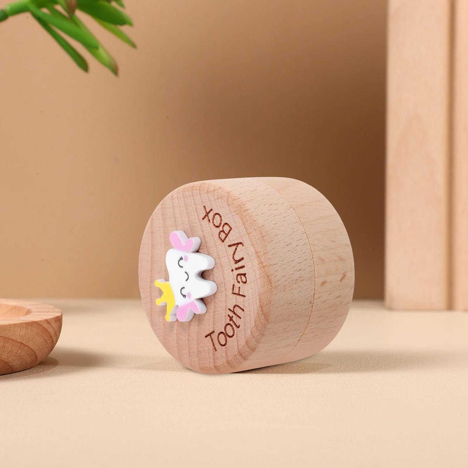 

Baby Tooth Box Wooden Keepsake Holder for Hair Teeth Collection Storage Container Kids Saver Deciduous Box Baby Changing Teeth
