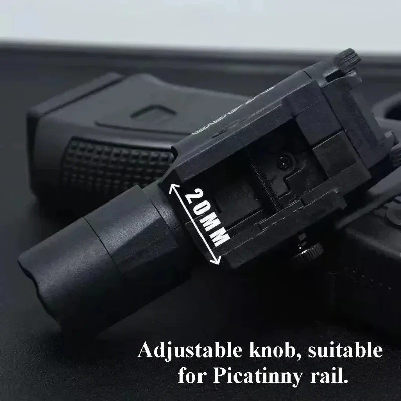 2-in-1 X400U عالية الكثافة مصباح يدوي مؤشر ليزر يناسب 20 مللي متر لعبة السكك الحديدية Airsoft البنادق الصيد CS مباريات الألعاب باستثناء البطارية #5