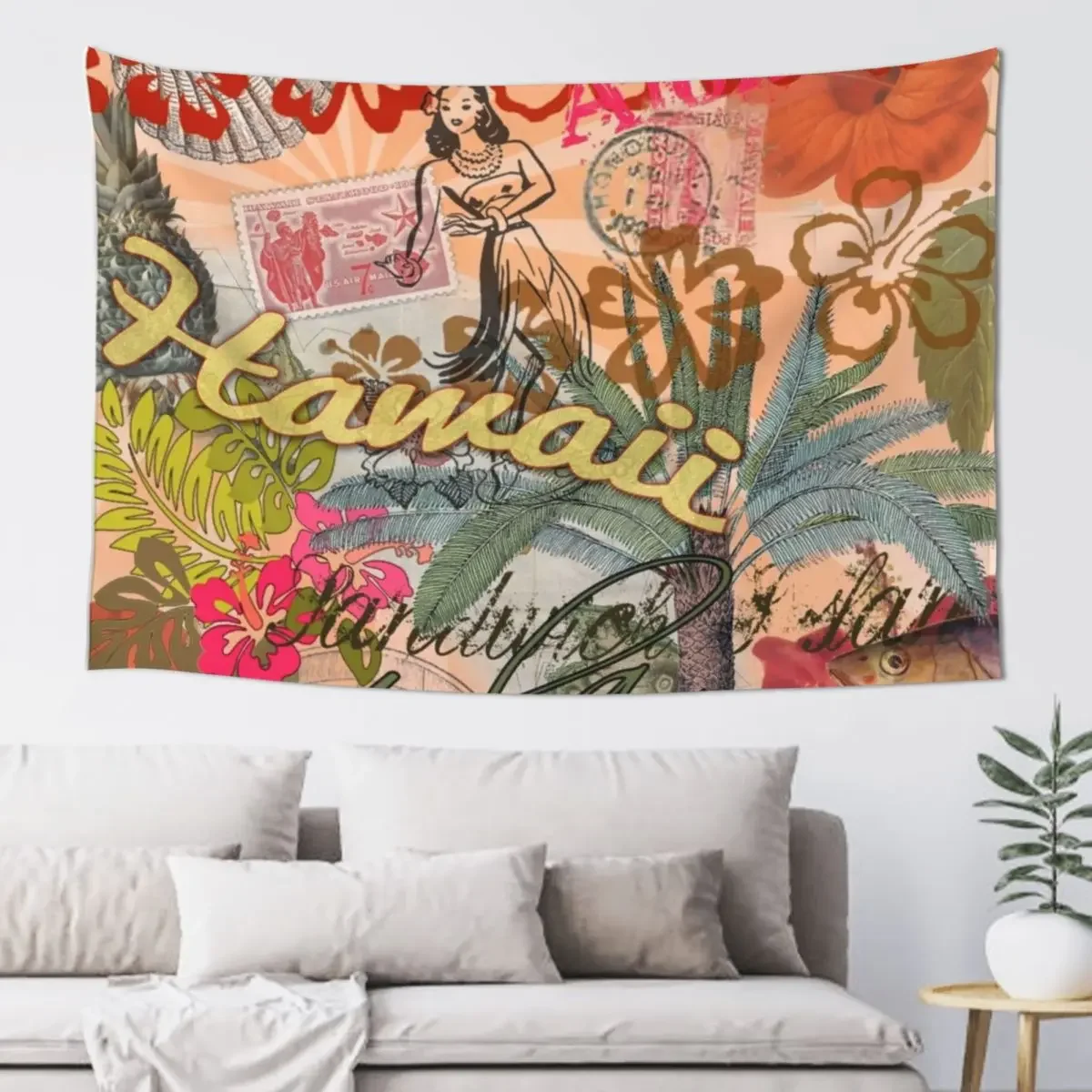 Messages of Inspiration Collage Tapestry Wall Hangings Decoration For Bedroom Room Decor Tapestry