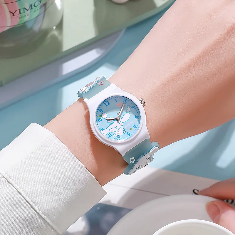 Neue HelloKitty Uhren für Mädchen 3D Cartoon-Muster Kuromi Schüler Wasserdichte Quarz Kinderuhr Armbanduhr Kinder Geschenk Spielzeug – Detail 5