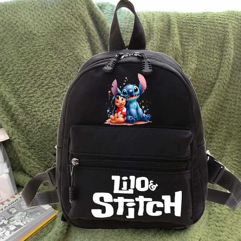 

Cute Disney Lilo & Stitch Women's Backpacks New Casual Travel Bag Fashion Spring Women's Large Capacity Simple Backpacks 2024