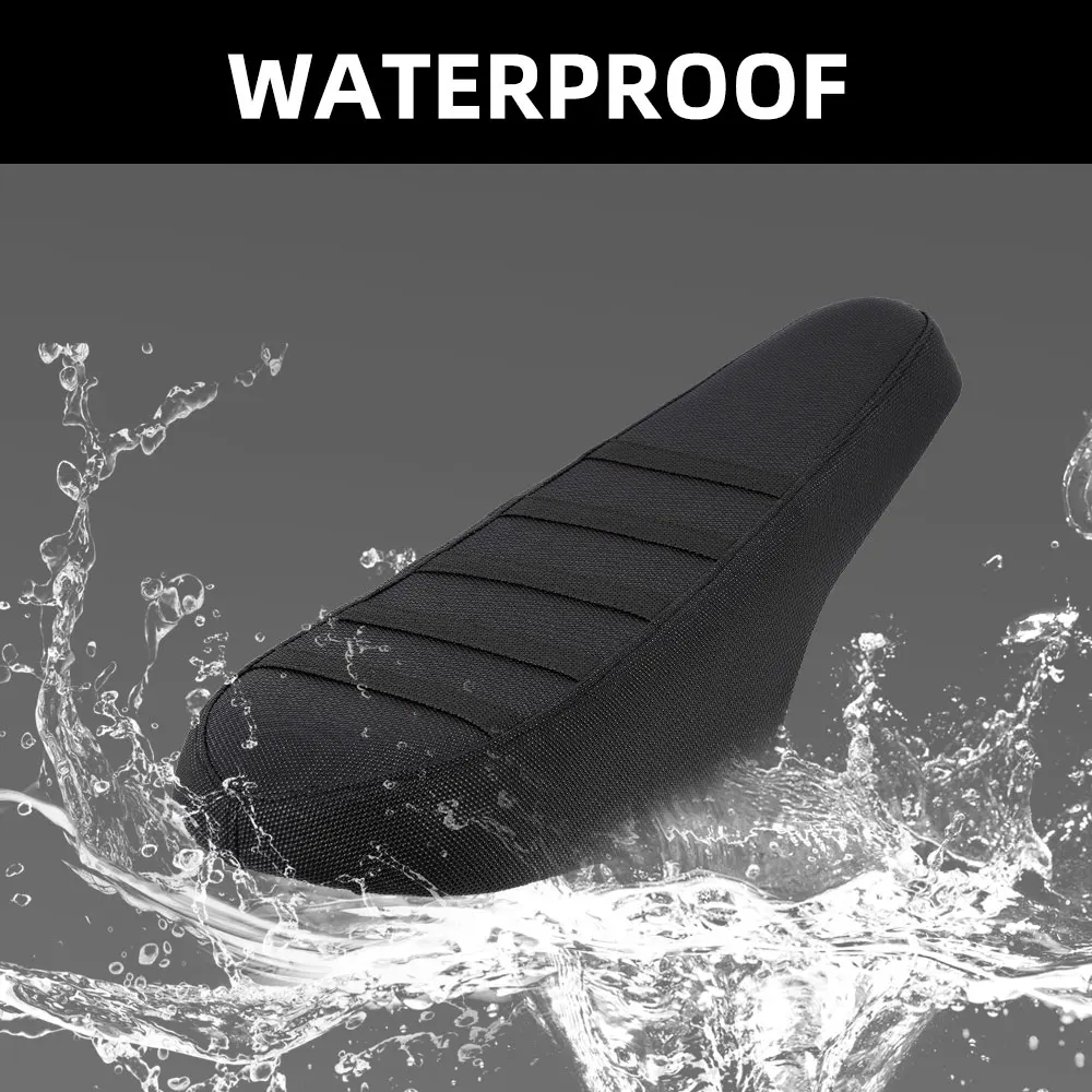 Motorcycle Seat Cover Waterproof Non-slip Particles Design PVC For Ridstar Q20 Electric Bike E-bike Scooter Bicycle Accessories