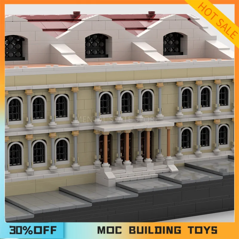 Bloques de construcción MOC Basilica di Massenzio para niños, montaje creativo educativo de juguete, personalizado, regalo de vacaciones, 2423 piezas