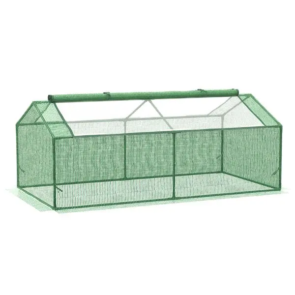 

71' x 36' x 28' Mini Greenhouse Portable Hot House for Plants with Large Zipper Windows for Outdoor, Indoor, Garden, Green