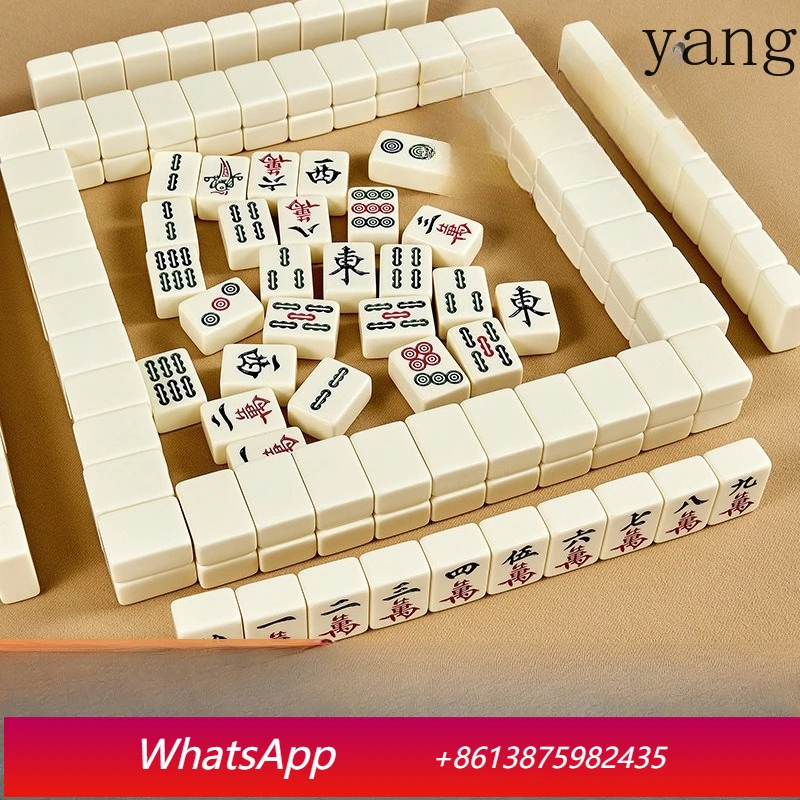 

yjq mahjong card home hand rubbing large, medium and small first-class defect monochrome 36mm40mm