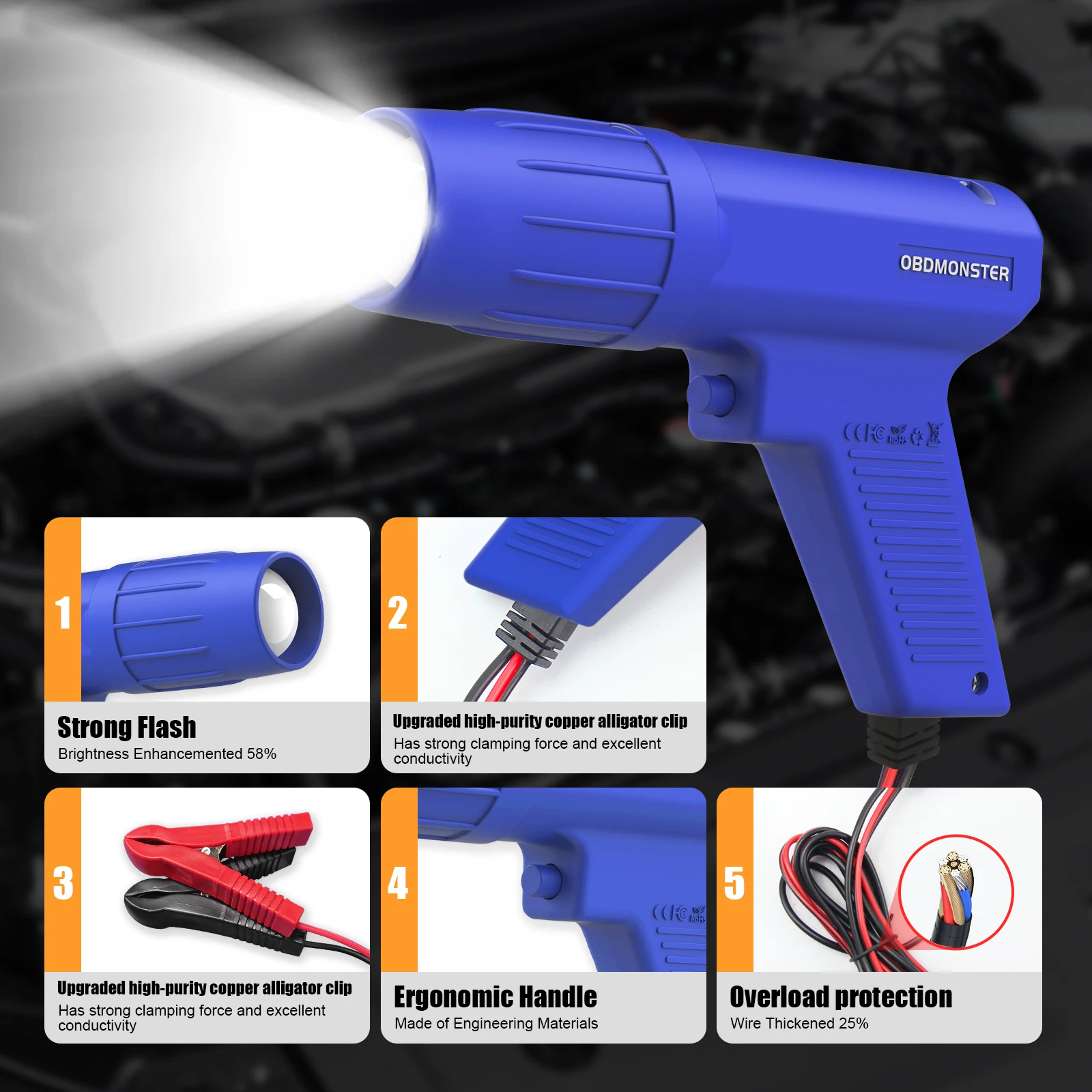 12V Inductive Ignition Timing - Timing Light Gun review and price