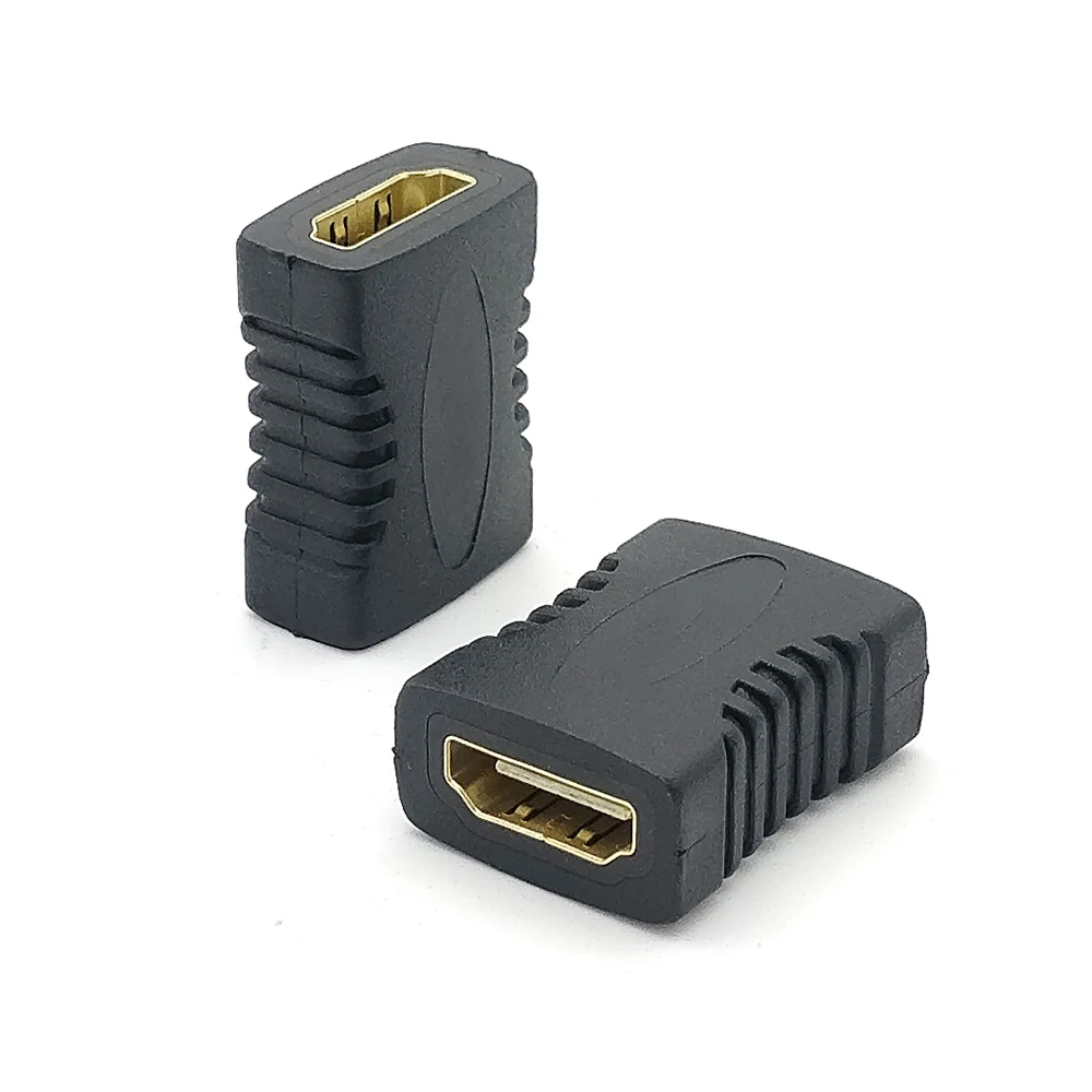 5 sztuk złącze przedłużacza zgodne z HDMI łącznik adapter przedłużacz żeński na żeński stolarka do laptopa TV telewizja 1080P 4K * 2K 3D