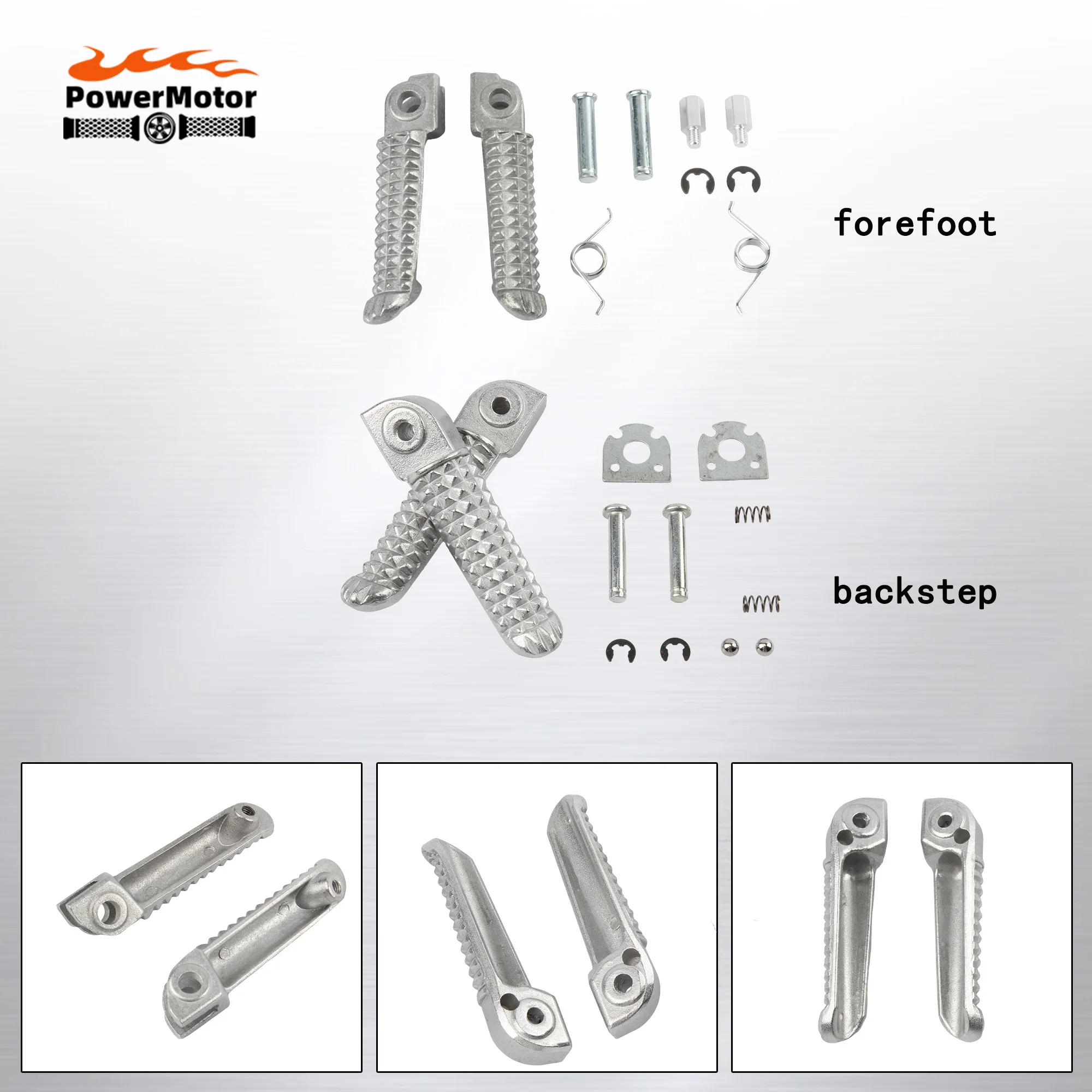 for YAMAHA Front Footrest Foot Rear Peg Motorcycle Aluminum 