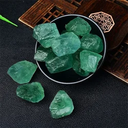 Natural green fluorite crystal raw stone aromatreatment stone diffuser stone crystal stone manufacturers spot wholesale