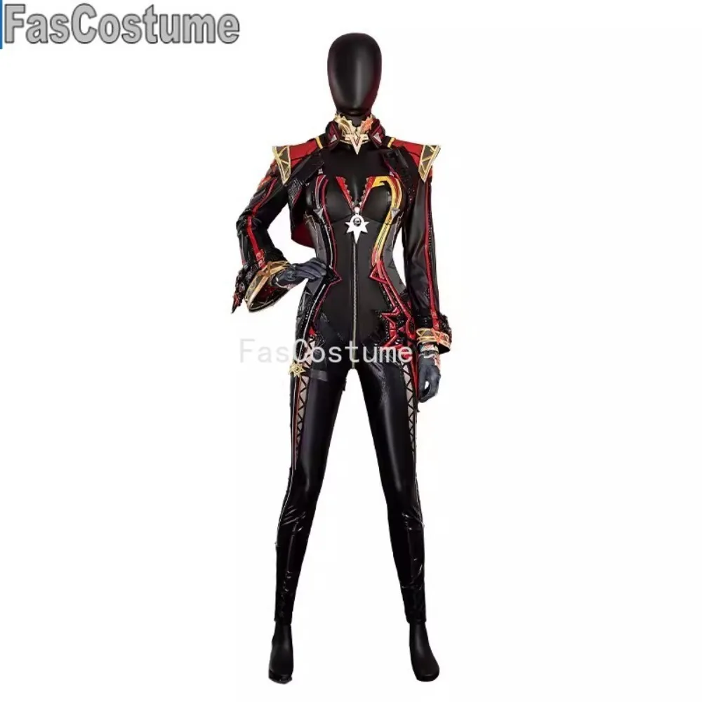 

FasCostume Genshin Impact Mavuika Pyro Archon игровой костюм комбинезоны униформа косплей костюм Хэллоуин вечерние наряд женский