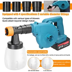 Power Blower to Paint Sprayer Conversion Kit Electric Blowing Machine to Painting Spraying Water Paint Sprayer Spray Bottle