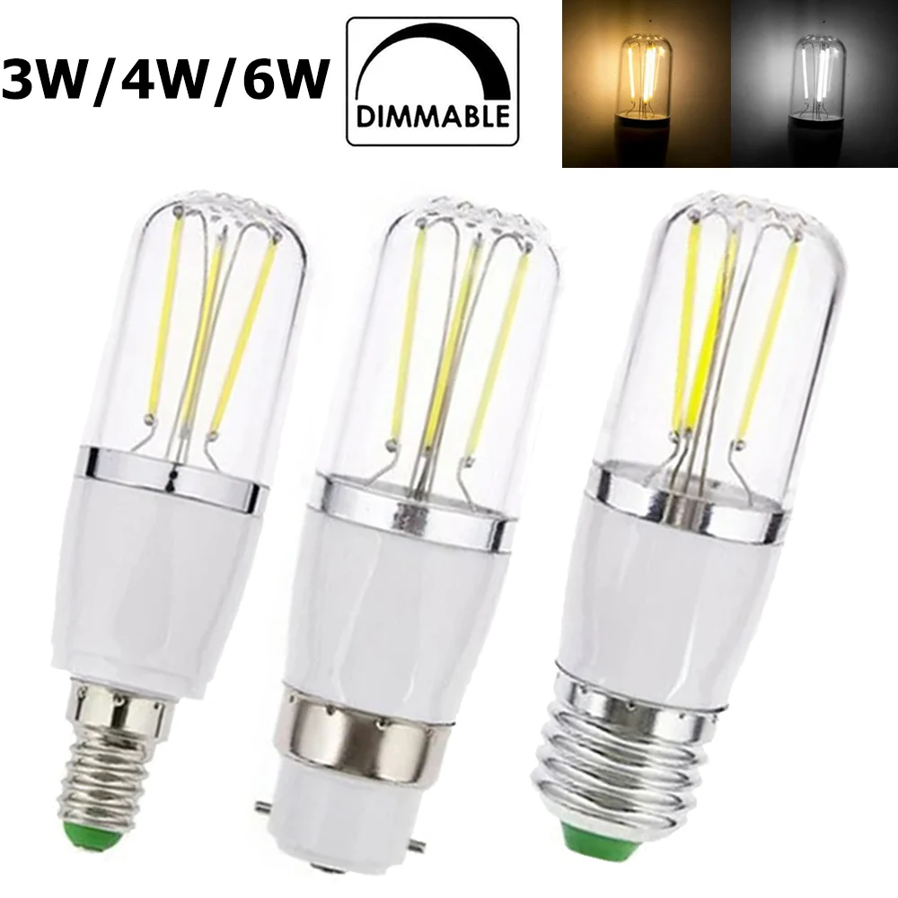 

Dimmable LED Bulbs 3W 4W 6W Decorative Lighting Filament Homekit Bedroom Replace Candle Living Light White Home Lamp E27 For Dc