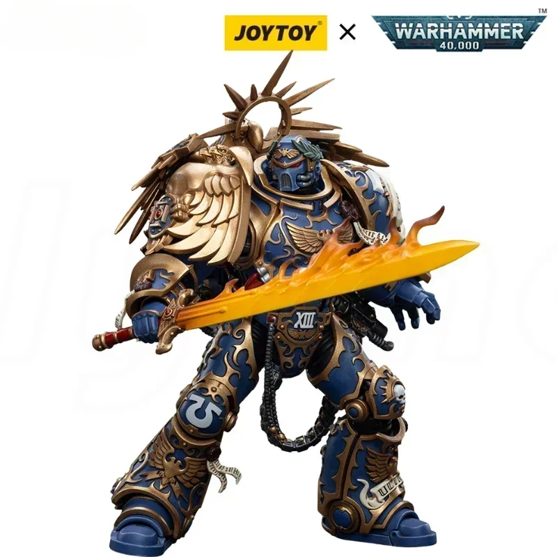 Nieuwe [IN VOORRAAD] JOYTOY Warhammer 40K 1/18 Actiefiguren Ultramarines Roboute Guilliman Collection Model Gift Speelgoed voor Kid Jongen