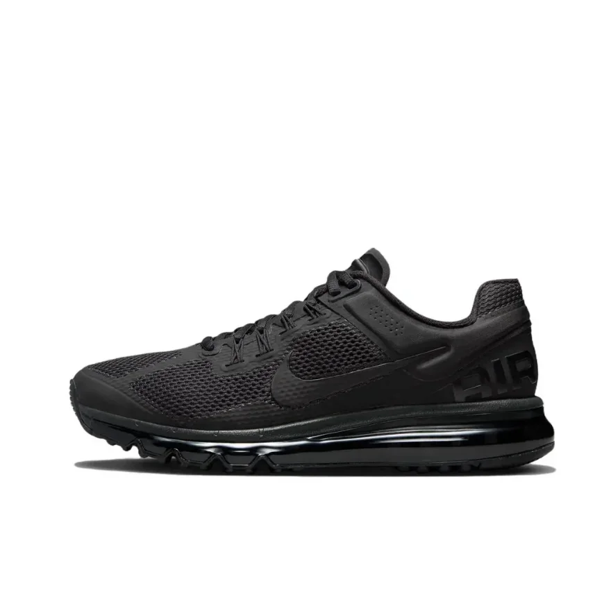 Nike Original Air Max 2013 Retro Low Top Casual Running Shoes Comfortable Shock Absorption Sneakers Men's and Women's Black