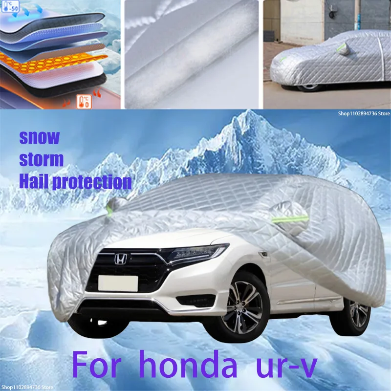 

For honda ur-v Outdoor Cotton Thickened Awning For Car Anti Hail Protection Snow Covers Sunshade Waterproof Dustproof